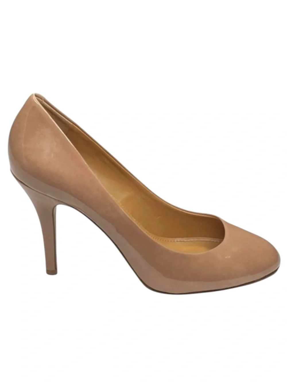 J. Crew ༄ Classic Round Toe Patent Leather Pumps ༄ Nude Pink 6M ༄ Spring Formal